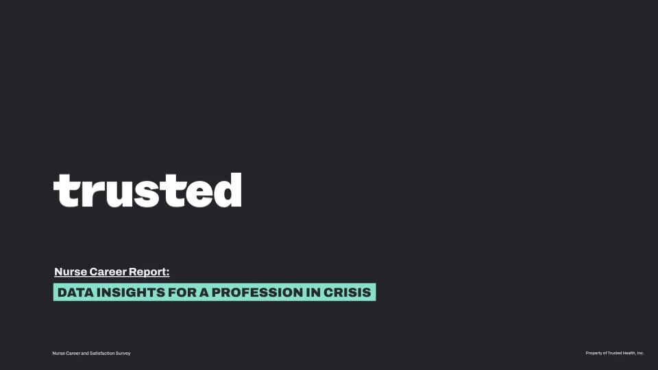 Nurse Career Report: Data Insights for a Profession in Crisis